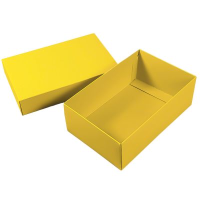 Коробка картонная, 'COLOR' 11,5*6*17 см; желтый-2