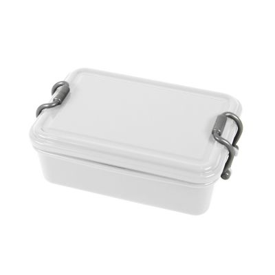 Ланч-бокс MEAL, пластик, 2 отделения, белый-0