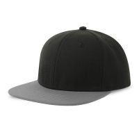 Бейсболка 'SNAP BACK-S', 6 клиньев, пластиковая застежка, черный, серый