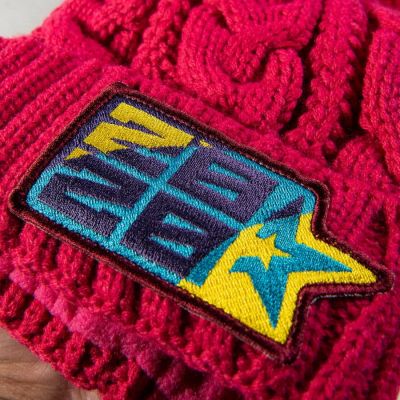 Шапка VOGUE,  ярко-розовый, верх: 100% акрил, подкладка: 100% полиэстер-5