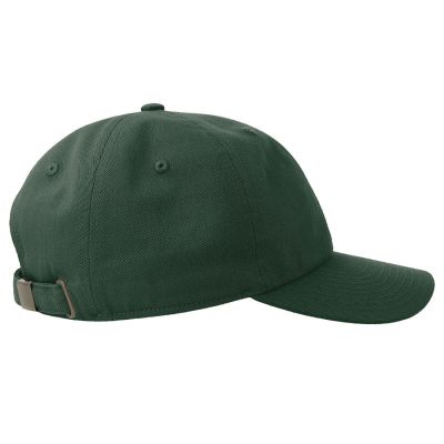 Бейсболка DAD HAT-S, 6 клиньев, металлическая застежка, темно-зелёный-6