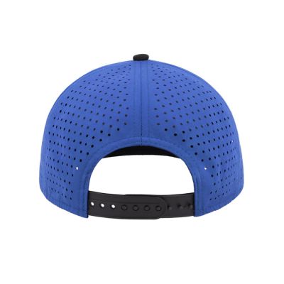 Бейсболка BANK, 6 клиньев, пластиковая застежка, ярко-синий-4