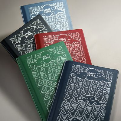 Ежедневник недатированный MAVE, темно-синий, формат А5, блок в линейку-10