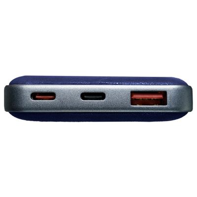 Универсальный аккумулятор EMBER 10 (10000мАч) с быстрой зарядкой, синий-3