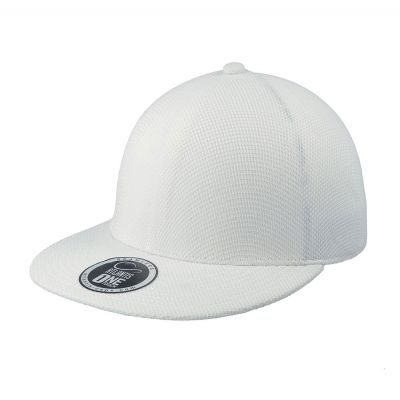 Бейсболка SNAP ONE, без панелей, швов и застежки, белый-0