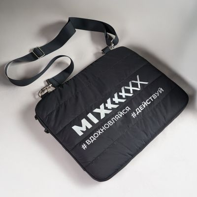 Конференц-сумка'MIX', чёрный, 38 х 30 х 1,5 см, 100% нейлон, черный-5