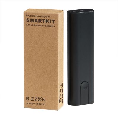 Комплект аксессуаров SMARTKIT для мобильного телефона, пластик, черный-5
