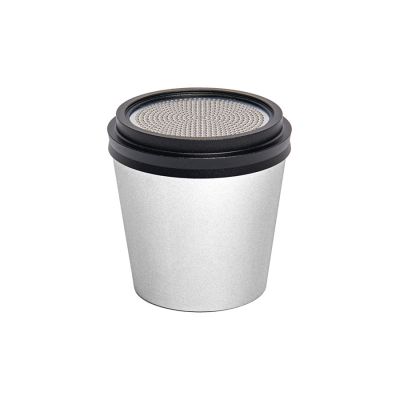 Портативная mini Bluetooth-колонка Sound Burger 'Coffee' серебристый, серебряный-0