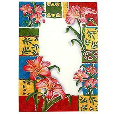 Открытка поздравительная, разные цвета-0