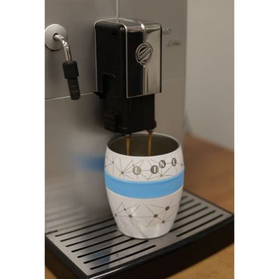 Термокружка LINE, белый, оранжевый-3