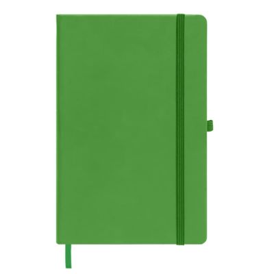 Бизнес-блокнот SILKY, формат А5, в клетку, зеленый-1