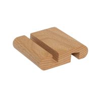 Подставка под телефон «Мини» 8 x 8 x 2 см, пазы 1 см. и 1,4 см, бук, светло-коричневый