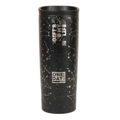 Термокружка вакуумная SPACE, 450 мл, черный-6