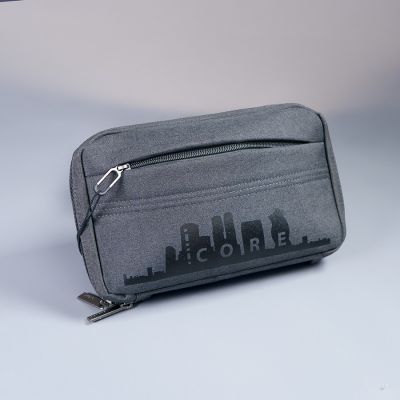 Органайзер для аксессуаров CORE, тёмно-серый, голубой-7