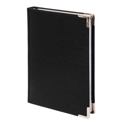 Ежедневник недатированный Kennedy, формат А5,  в линейку, черный-0