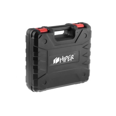 Дрель аккумуляторная HIPER HCD18В, 18В, в кейсе, Li-ion батарея 2,0 Ач (2 шт), 35Нм, красный-5