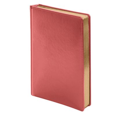 Ежедневник недатированный Joy, формат А5, в линейку, ярко-красный-0