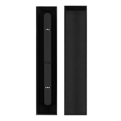 Ручка шариковая + карандаш вечный 2 в 1 soft, черный-2