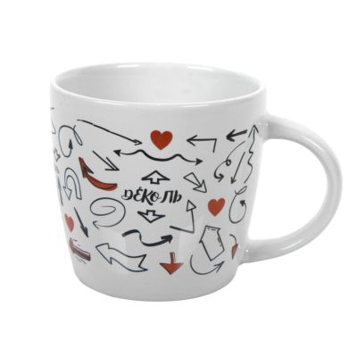 Кружка MILK ,  глянцевое покрытие, белый-1