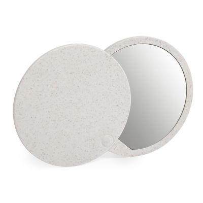 Складное зеркало GRADIOX, пластик с пшеничным волокном, белый, бежевый-0