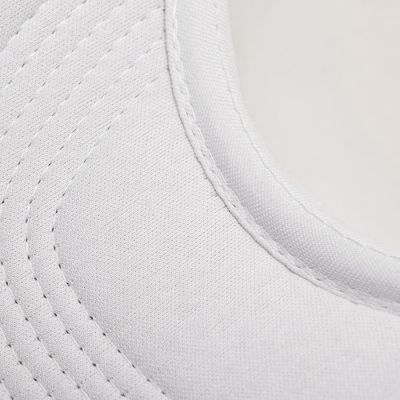 Бейсболка FLICK, 5 клиньев, пластиковая застежка, белый-3