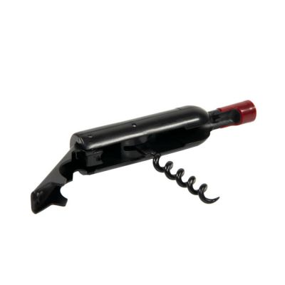 Штопор с открывалкой 'Сомелье', черный-1