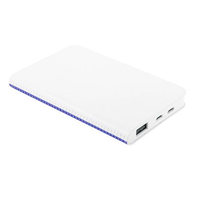 Универсальный аккумулятор 'Franki' (5000mAh),белый с синим, 7,5х12,1х1,1см, белый, синий-0