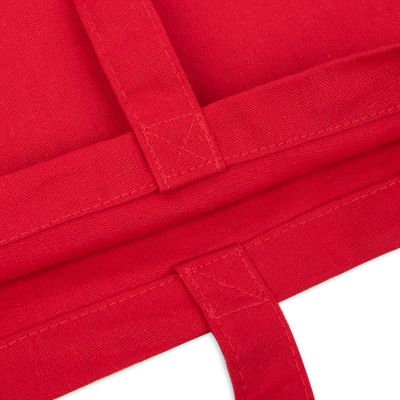 Сумка шоппер хлопковый MALL 220, ярко-красный-1