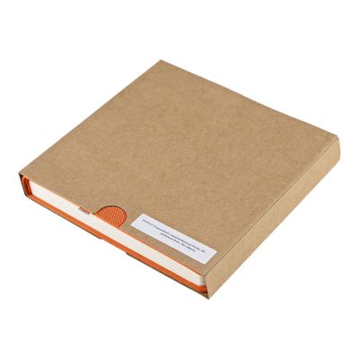 Ежедневник недатированный Scotty, А5-,  оранжевый, кремовый блок, без обреза-7