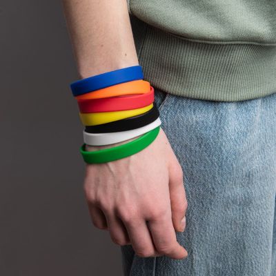 Браслет силиконовый FEST; 20 x 1,2 x 0,2 см; белый; силикон-2