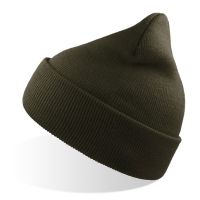 Шапка вязаная  двойная Wind-S, оливковый