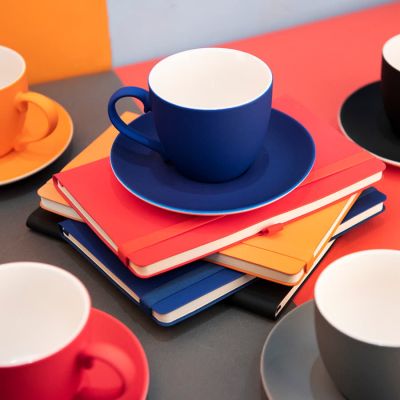 Чайная пара TENDER с прорезиненным покрытием, оранжевый-2