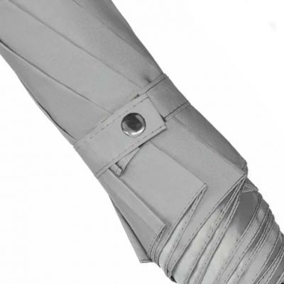 Зонт складной 'Reflect', полуавтомат, светоотражающий серый-5