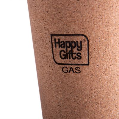 Стакан CORK с крышкой, 350мл, коричневый-5