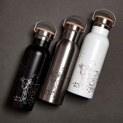 Бутылка для воды DISTILLER, 500мл, черный-9