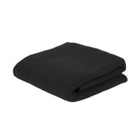 Плед PLAIN, 100х140 см,  флис 150 гр/м2; 100% полиэстер, черный
