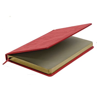 Ежедневник недатированный Joy, формат А5, в линейку, ярко-красный-4