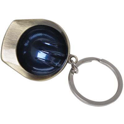 Брелок 'Каска', 4 х 4,5 х 2 см, металл, серебристый-1