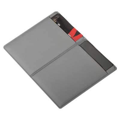 Чехол/картхолдер для автодокументов Simply, серый, 9.3 х 12.8 см, PU-2