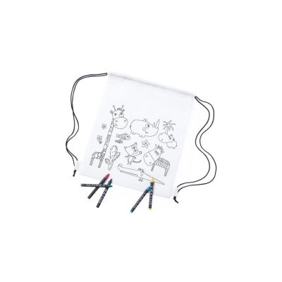 Рюкзак для раскрашивания WIZZY, белый-0