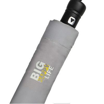 Зонт складной 'Reflect', полуавтомат, светоотражающий серый-6