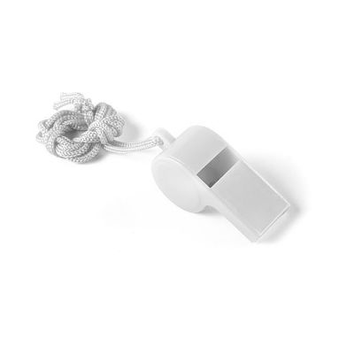 Свисток Судья, белый, 5x2,4х1,9см, пластик,текстиль-0