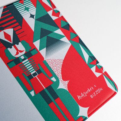 Коврик для мыши GLIDE M, 35*25*0,3см, прошитый край, белый-3