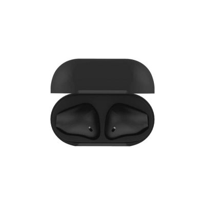 Наушники беспроводные с зарядным боксом TWS AIR SOFT, цвет черный-2