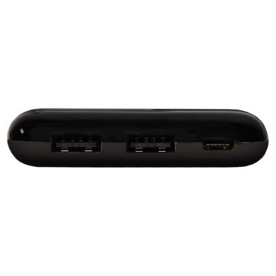 Универсальный аккумулятор Num 10 (10000 мАч), черный, 13,9х6.9х1,4 см-3