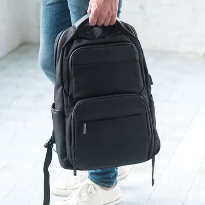 Рюкзак SPARK c RFID защитой, черный-4