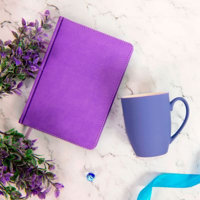 Кружка SWEET с прорезиненным покрытием, оранжевый-4