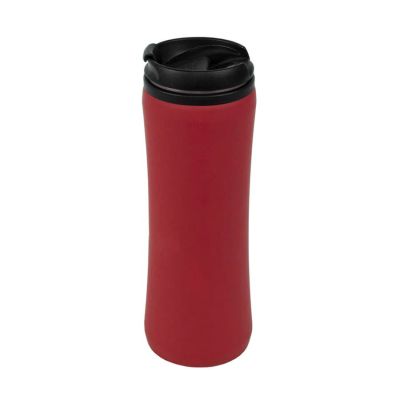 Набор подарочный OFFICEKIT: термос, ежедневник, ручка,  стружка, коробка, красный-1