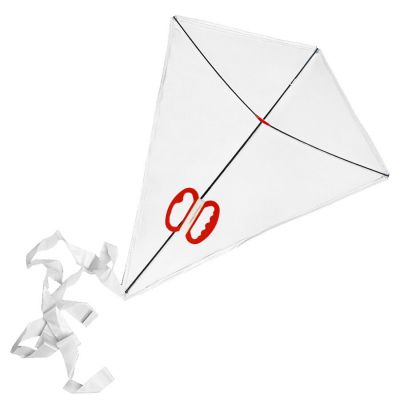 Воздушный змей 'РОМБ', белый-0