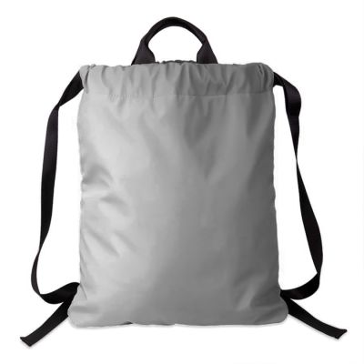 Рюкзак RUN, светоотражающий серый, 48х40см, 100% полиэстер-1